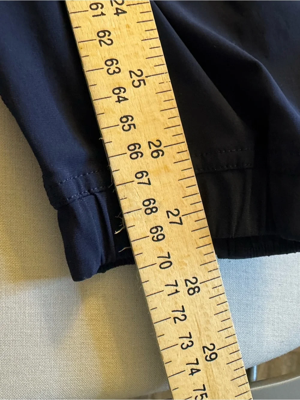 Lululemon‎ Navy Athletic Joggers Tapered Zip Hem Running Pants 4